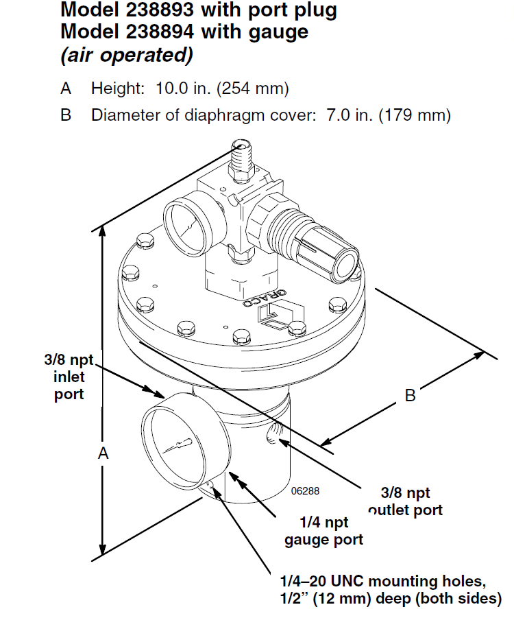 A2005333-流体压力调节器 GRACO